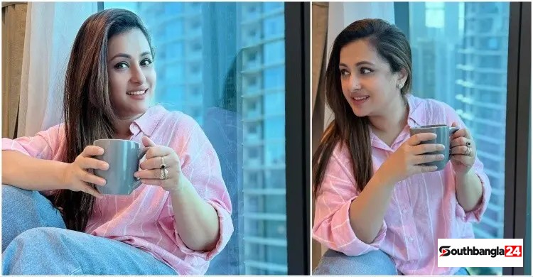 ‘মনে শান্তি’ নিয়ে ফুরফুরে পূর্ণিমা, নজর কাড়লেন সাদামাটা লুকে