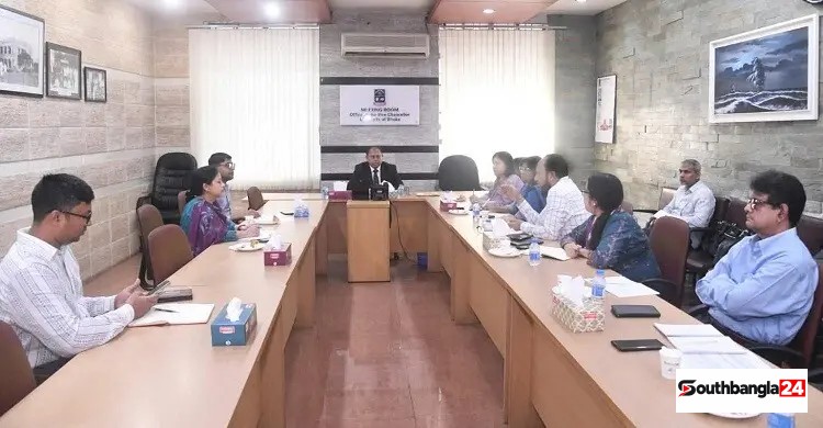 ঢাবির আইটি হাব নির্মাণ ও প্রশিক্ষণ নিয়ে এডিবি প্রতিনিধিদলের আলোচনা