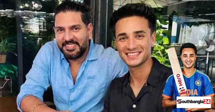 এখনও ১২ বলে ৫০ করতে পারলি না! শিষ্য অভিষেককে খোঁচা গুরু যুবরাজের