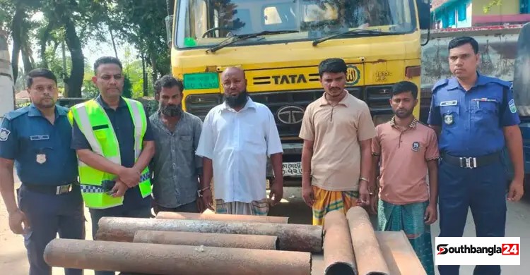 ত্রিশালে ৪৬ লাখ টাকার নির্মাণসামগ্রী ডাকাতির ঘটনায় গ্রেফতার আট