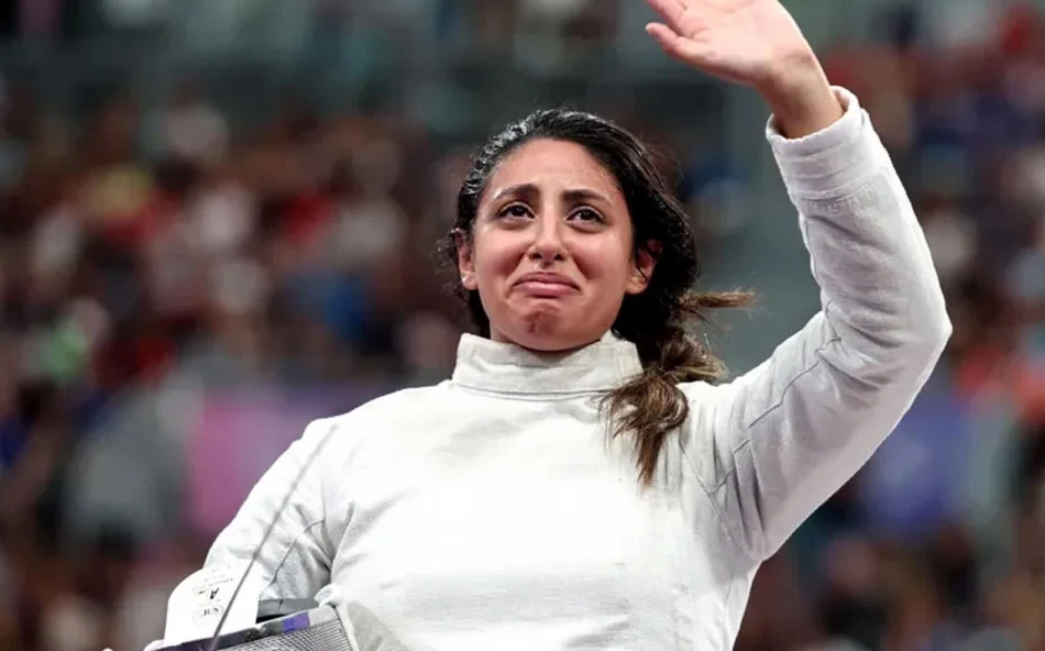 সাত মাসের গর্ভবতী মিসরীয় নারী অলিম্পিকে